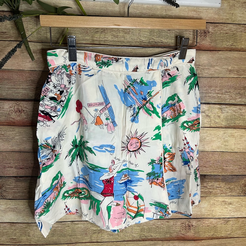 80’s VINTAGE Limited America 50’s Style Hawaiian Print Shorts Women’s Size 6